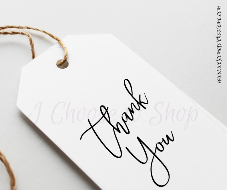 Printable Thank You Gift Tags Party Favor Tags Etsy