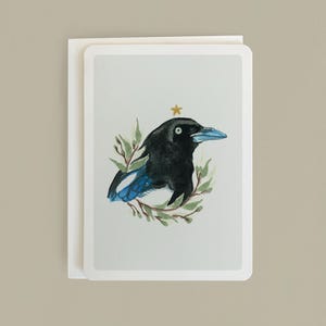 Eksterwenskaart - "The Collector" A6 - uitgevouwen - blanco binnenkant - kunstenaar gemaakt - giclee / archiefkwaliteit