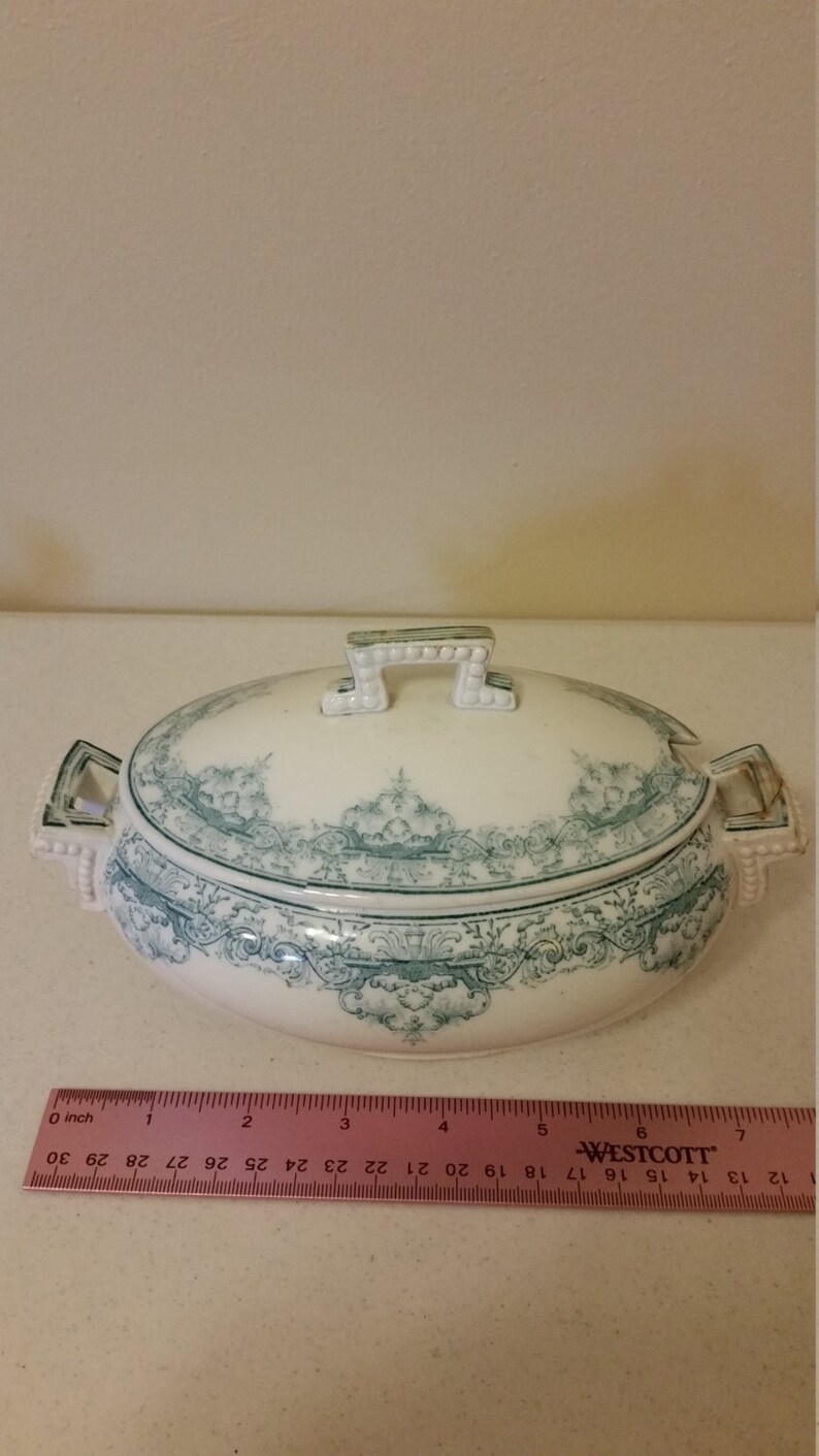 Antique Double Handle Soup Tureen Bowl 1927 Louis Xv France Etsy