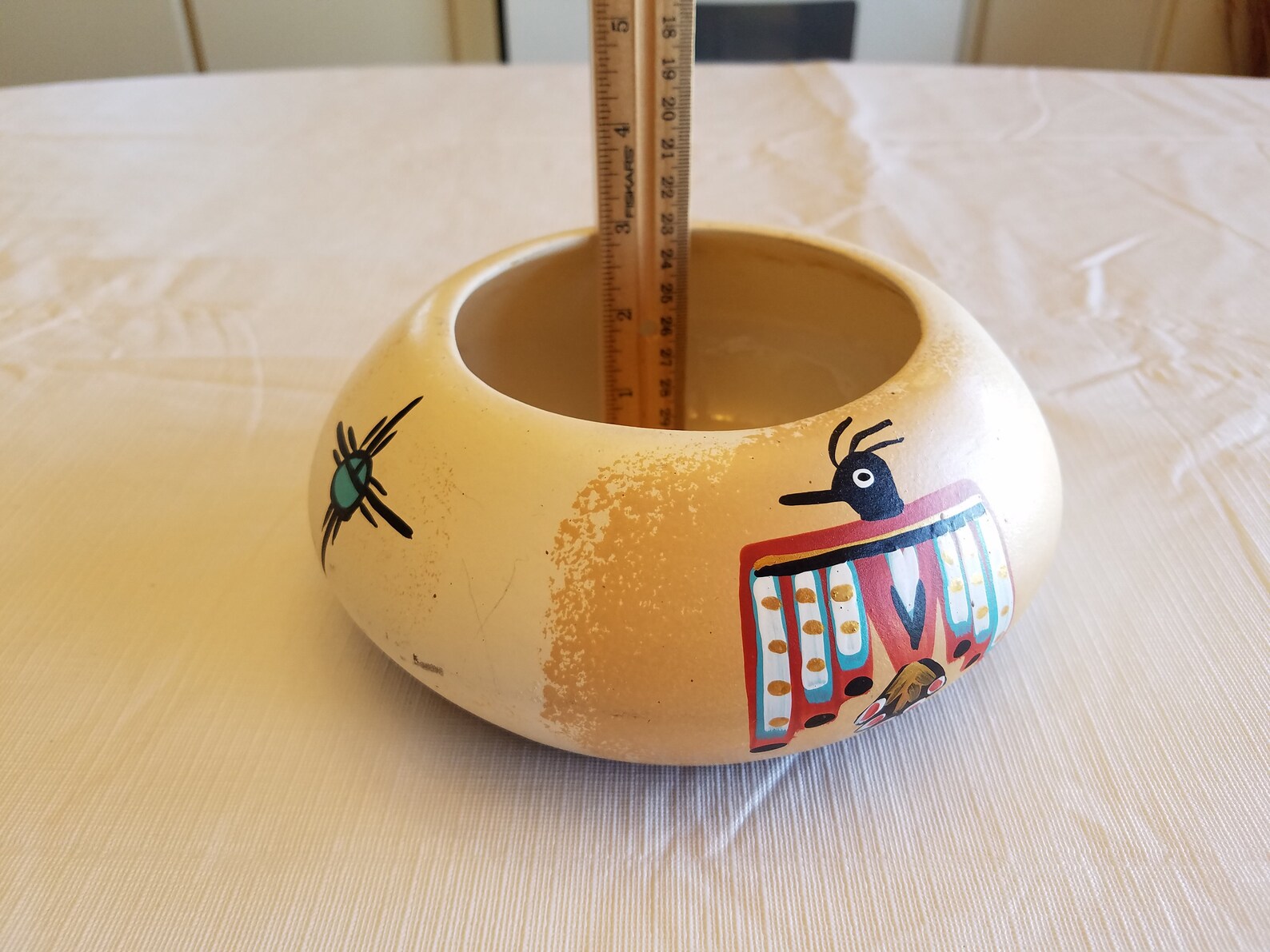 Native American Indian Tribal Pottery Bowl / Dish Clay Art | Etsy