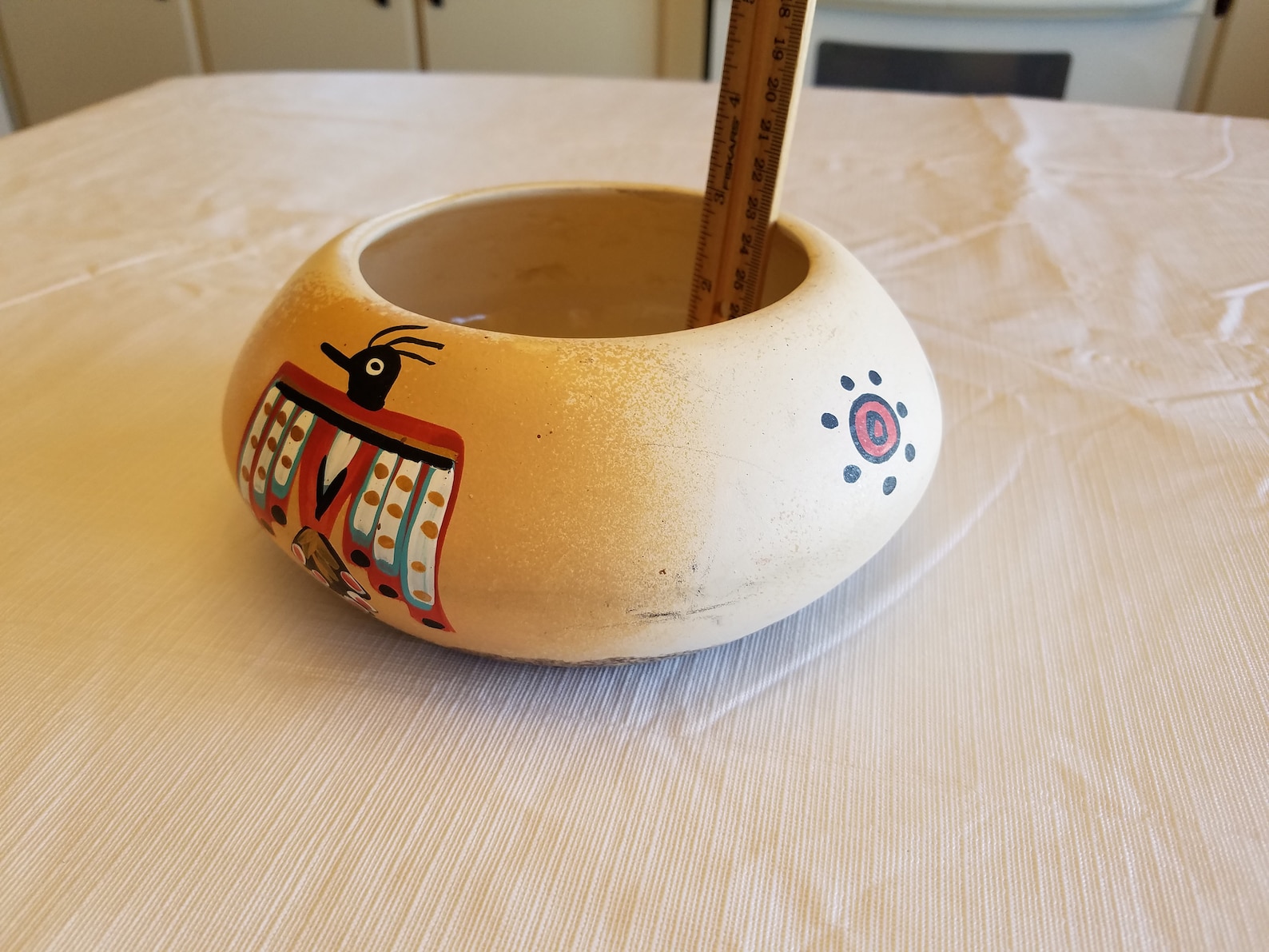 Native American Indian Tribal Pottery Bowl / Dish Clay Art - Etsy
