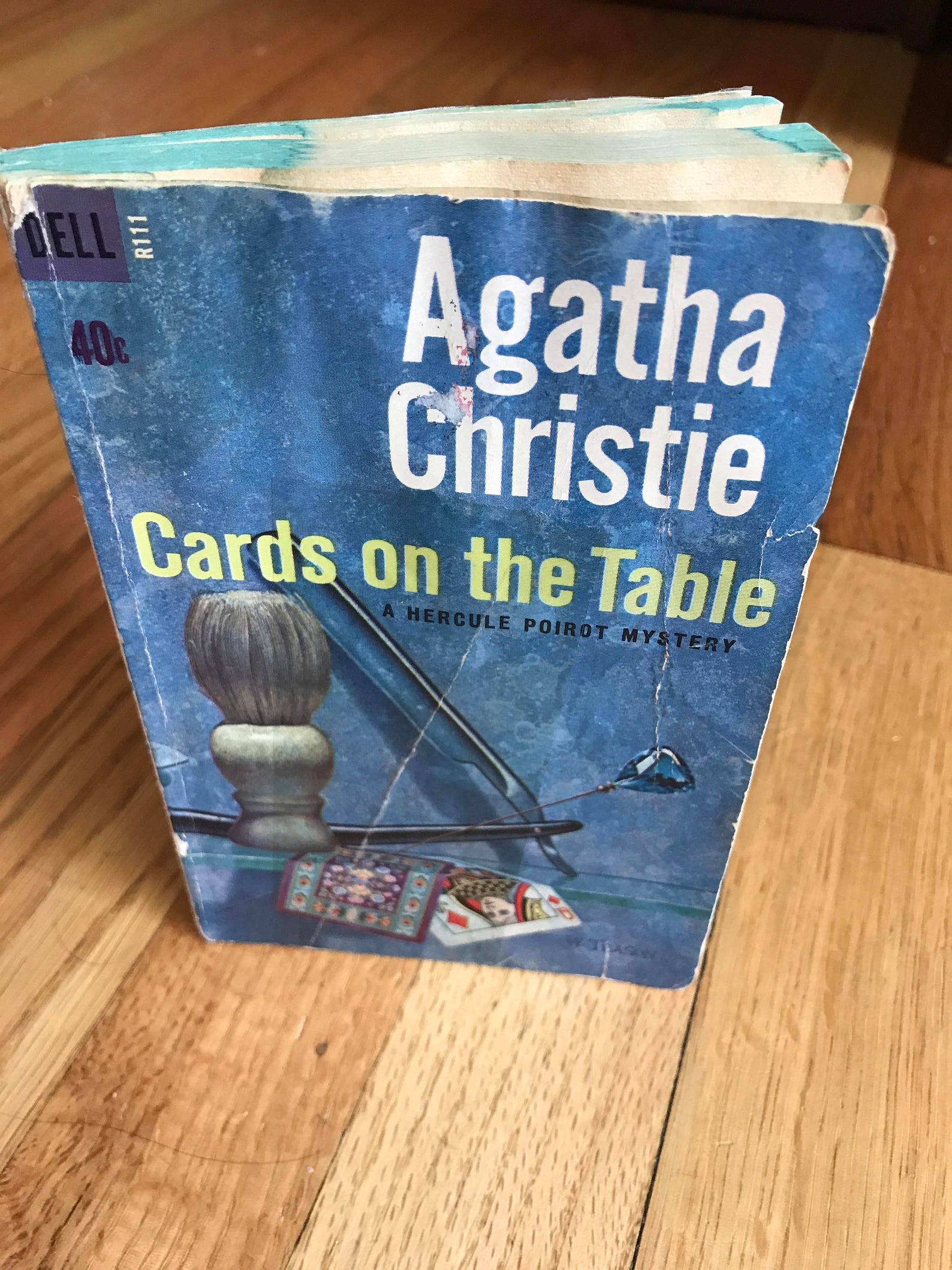 Cards on the Table Agatha Christie vintage mystery paperback Etsy