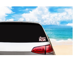 Fußball Mom Vinyl Sticker