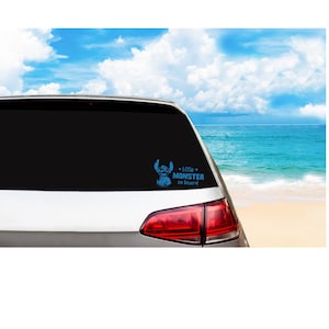 Little Monster on board Vinyl Sticker