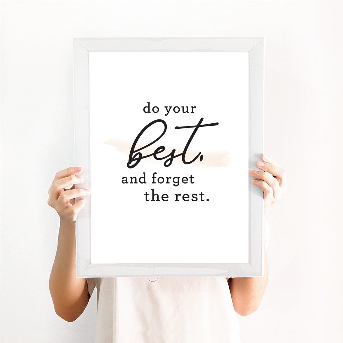 Do Your Best Peloton Quote Digital Print Etsy