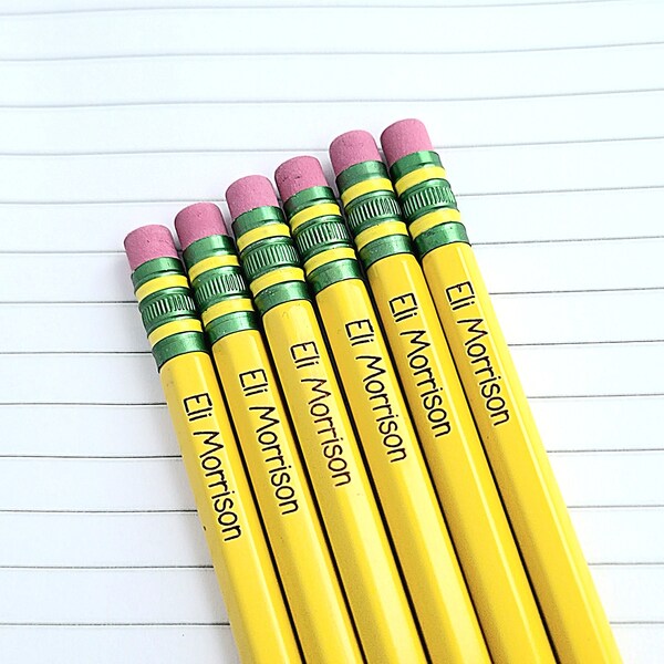 Personalized Pencils Etsy