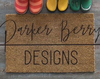 Blank Mat, Doormat Mock up, Digital Download con 3 stivali da pioggia per aiutarti con i tuoi disegni e mestieri svg