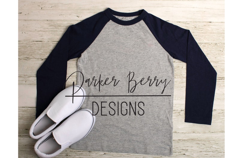 Download Ragland Navy Blue Grey Blank Shirt Mock up and White Shoes ...