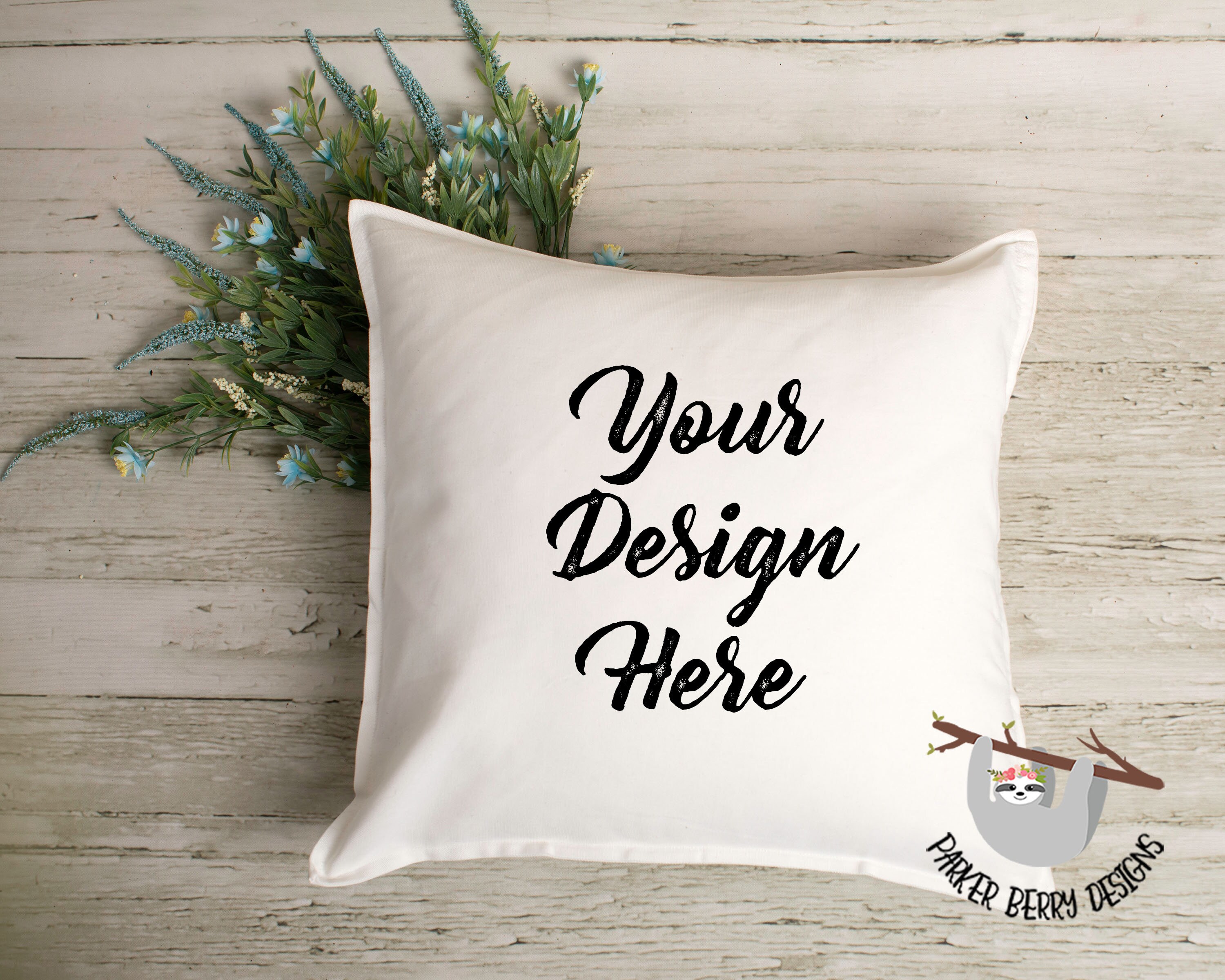 Blank Pillow Blank Template White Pillow Stylized Photo for Etsy