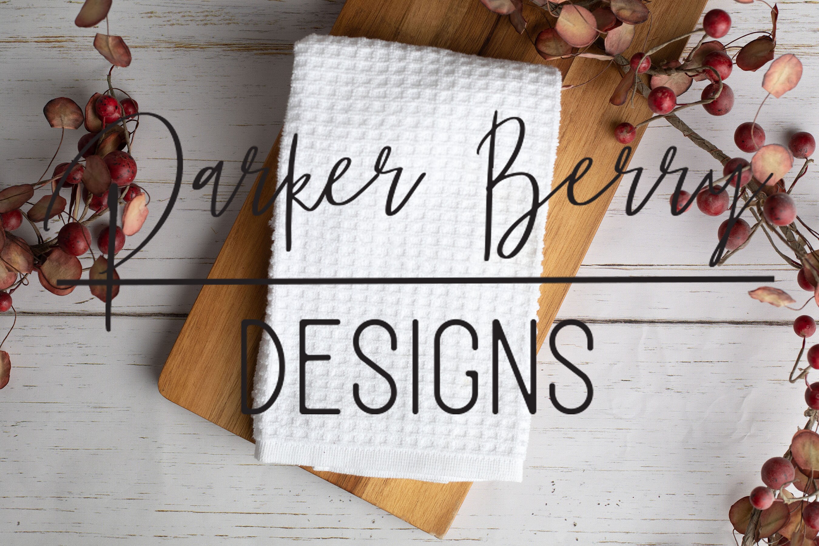 Waffle Weave, Towel, Tea Towel,  Kitchen Towel, Mock up, Thanksgiving,  Flat Lay, Digital Download, to showcase your SVG, PNG your designs.
