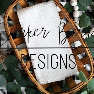Farmhouse Waffle weave blank kitchen towel, blank Tea Towel, blank template, digital download blank mockup for svg, jpg, sublimation designs