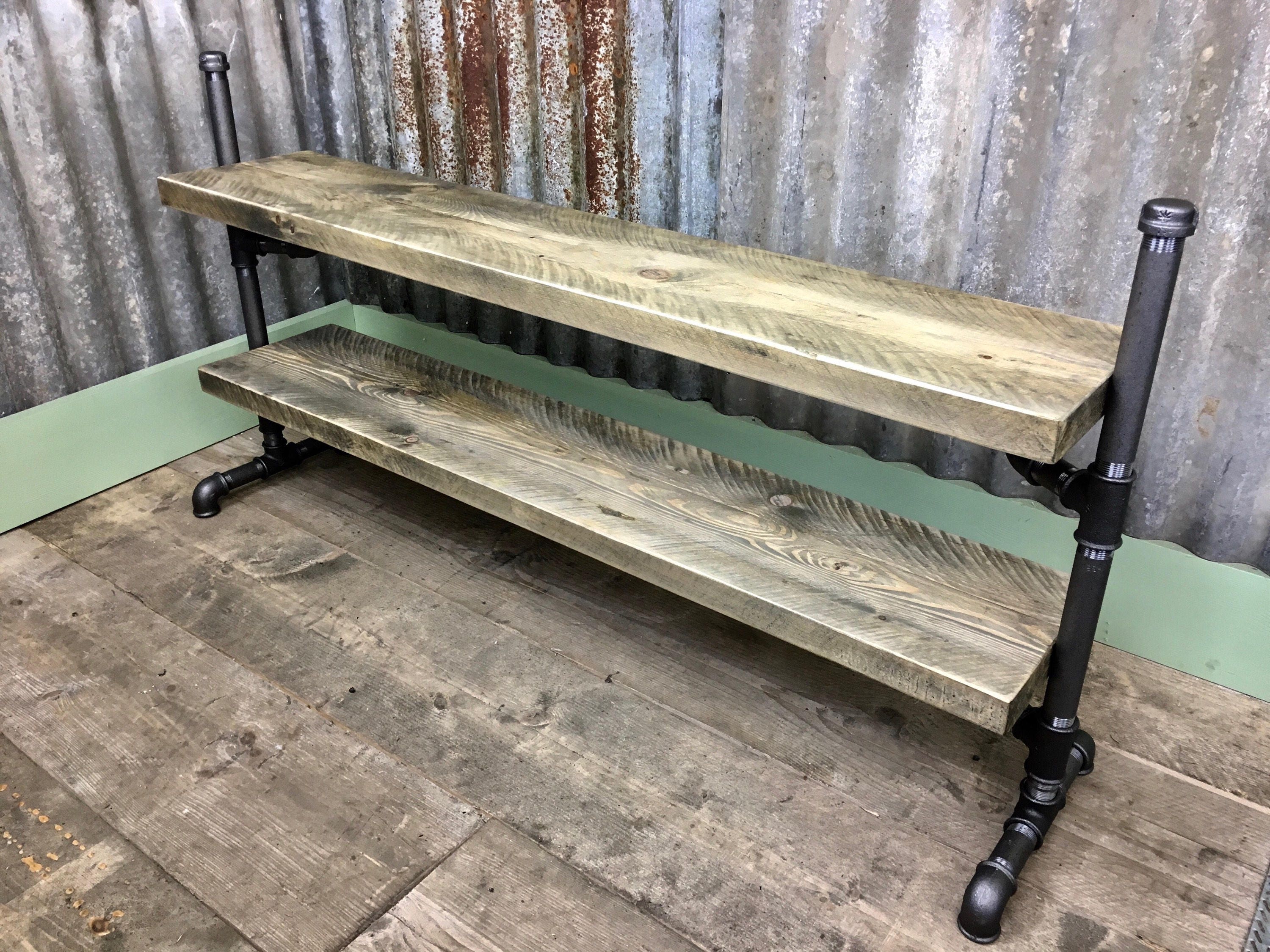 Tobermory : Handmade Urban Industrial Shoe Rack and 