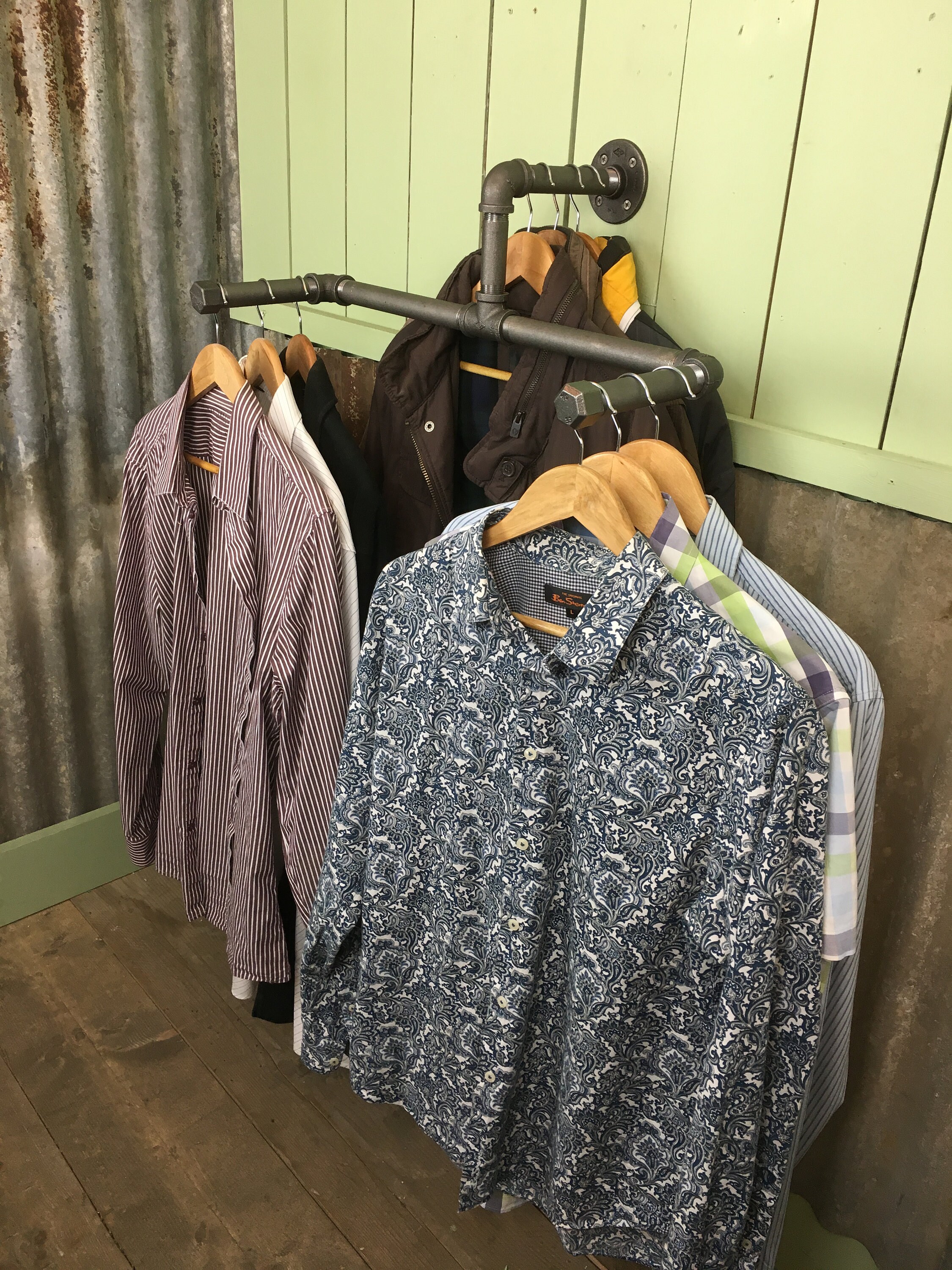 Handmade Urban Industrial Coat Rail | Clothes Rack 