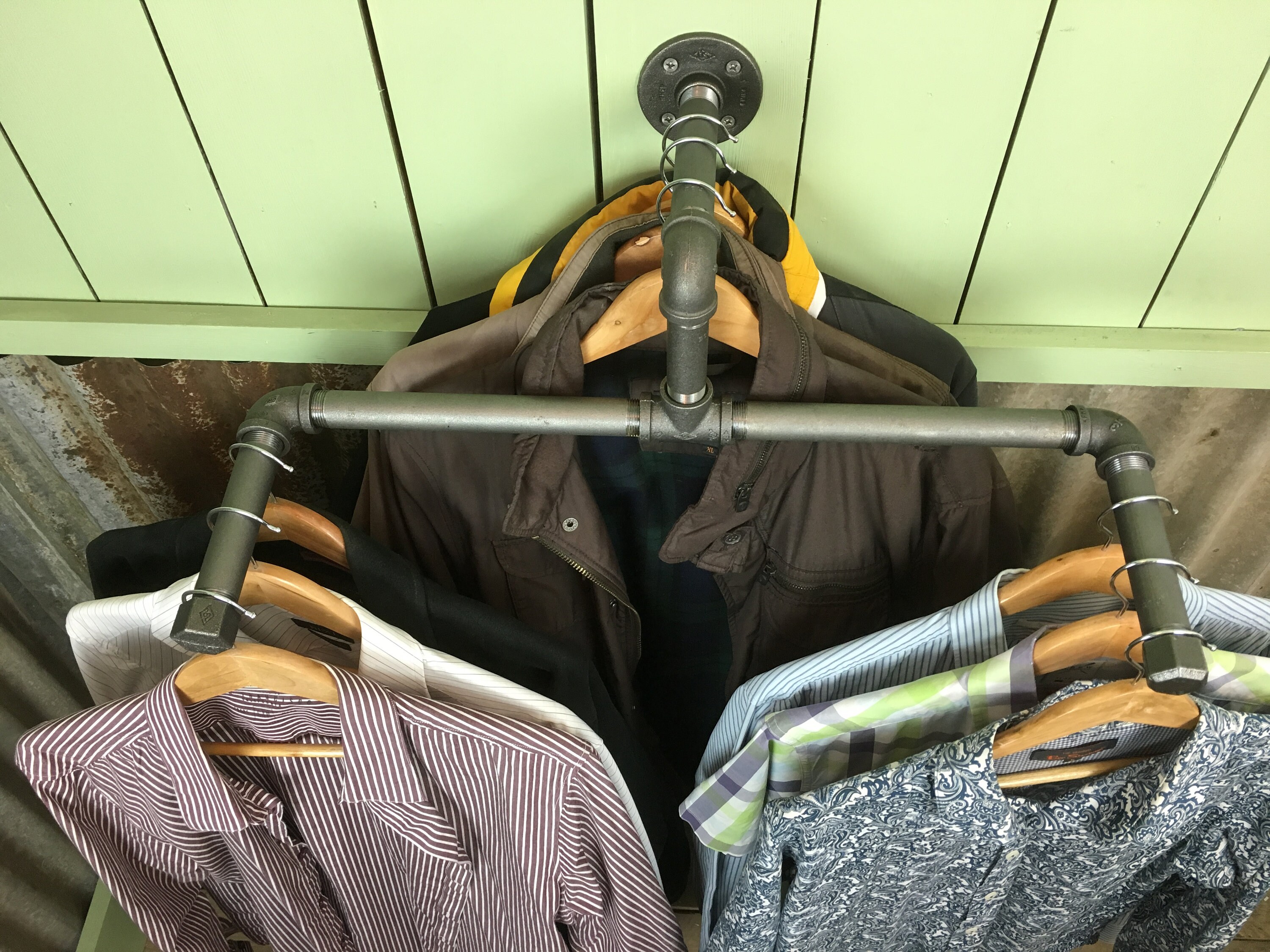 Handmade Urban Industrial Coat Rail | Clothes Rack 