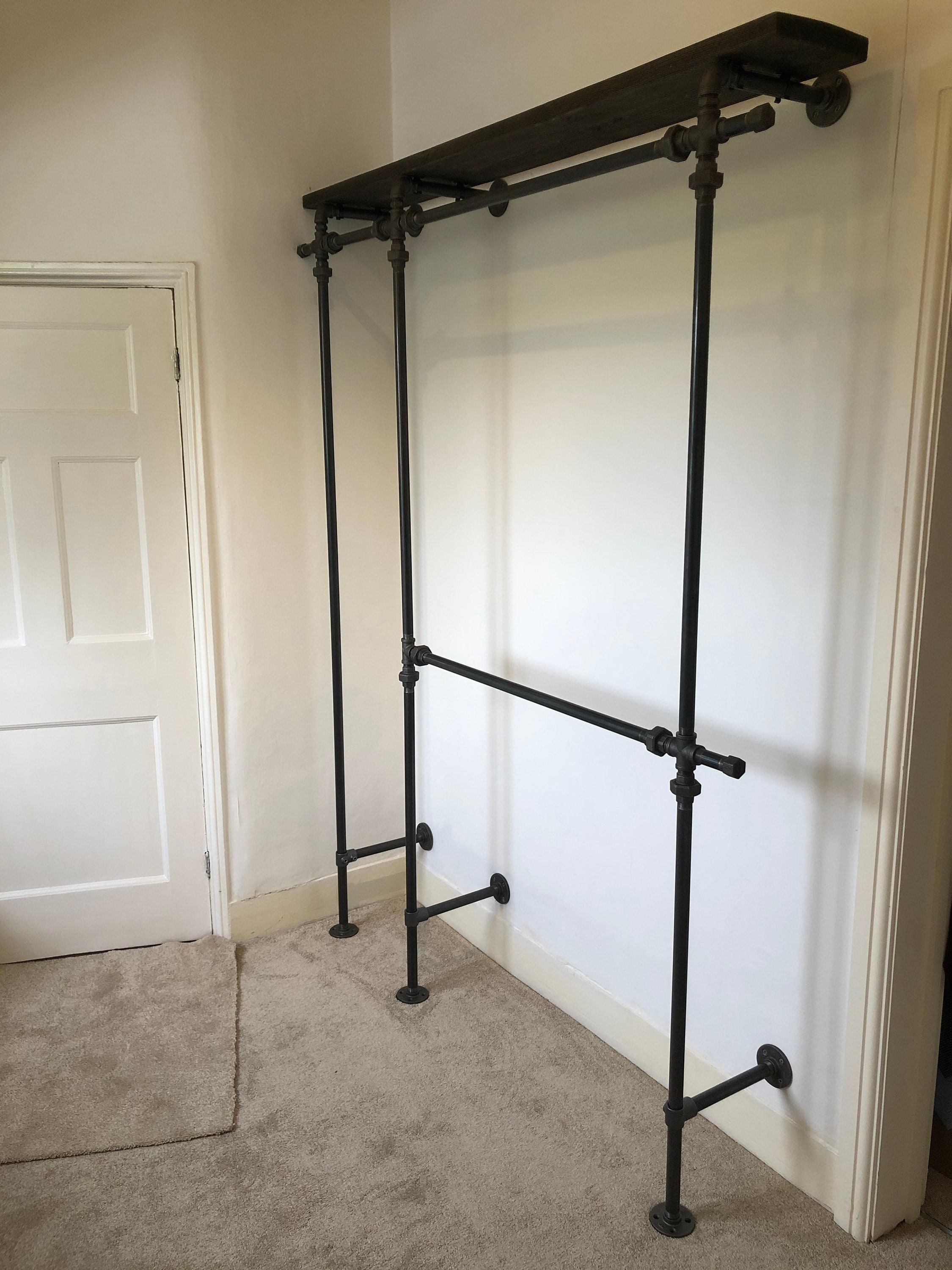 scaffold wardrobe rails
