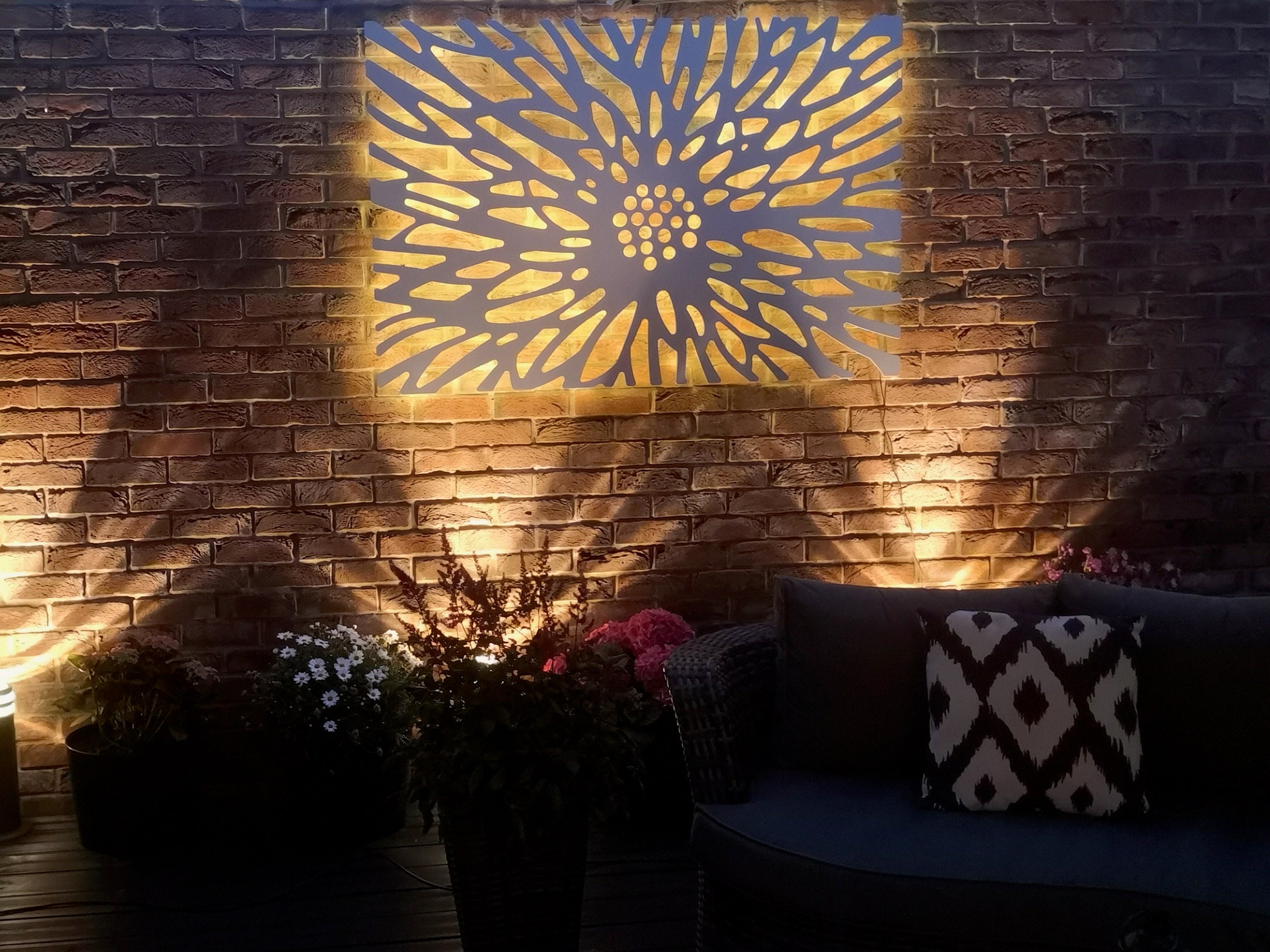 Metal Wall Art, Garden Wall Art, Garden Decor // Benbecula