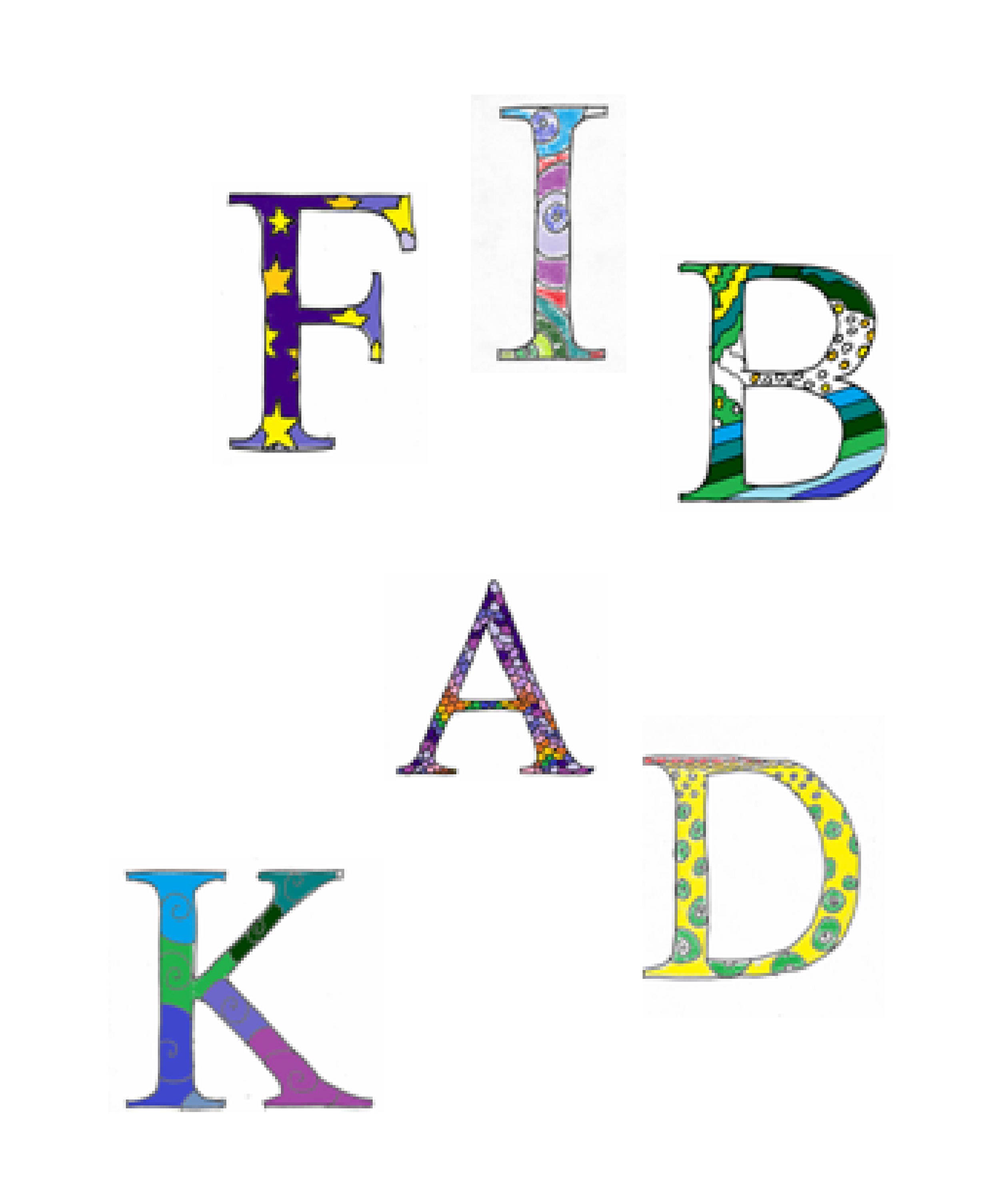 PDF Alphabet Colouring Pages / Coloring Book Alphabet Printable ...