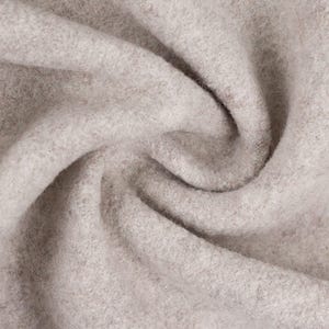 Melange, off whiteWollwalk , Wool fabric, Virgin wool , By the meter or yard