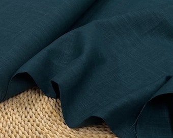 100% Linen fabric , Washed linen fabric Fabric by the yard or meter