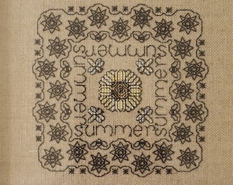Summer Blackwork Square