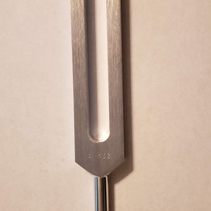 432 Hz- Original Verdi Tuning Fork Long Handle