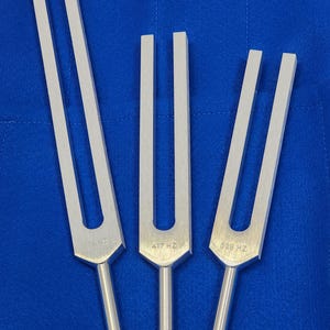 The Lovely Trio- 174 Hz, 417 Hz, 528 Hz Tuning Fork Set