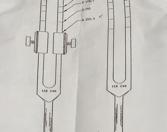 Adjustable 7 frequency Student Tuning Fork