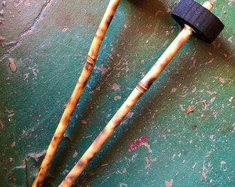 TEPONAZTLI STICKS (for Bamboo Log Drums & Lite Percussion)