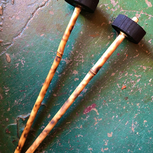 TEPONAZTLI STICKS (for Bamboo Log Drums & Lite Percussion)