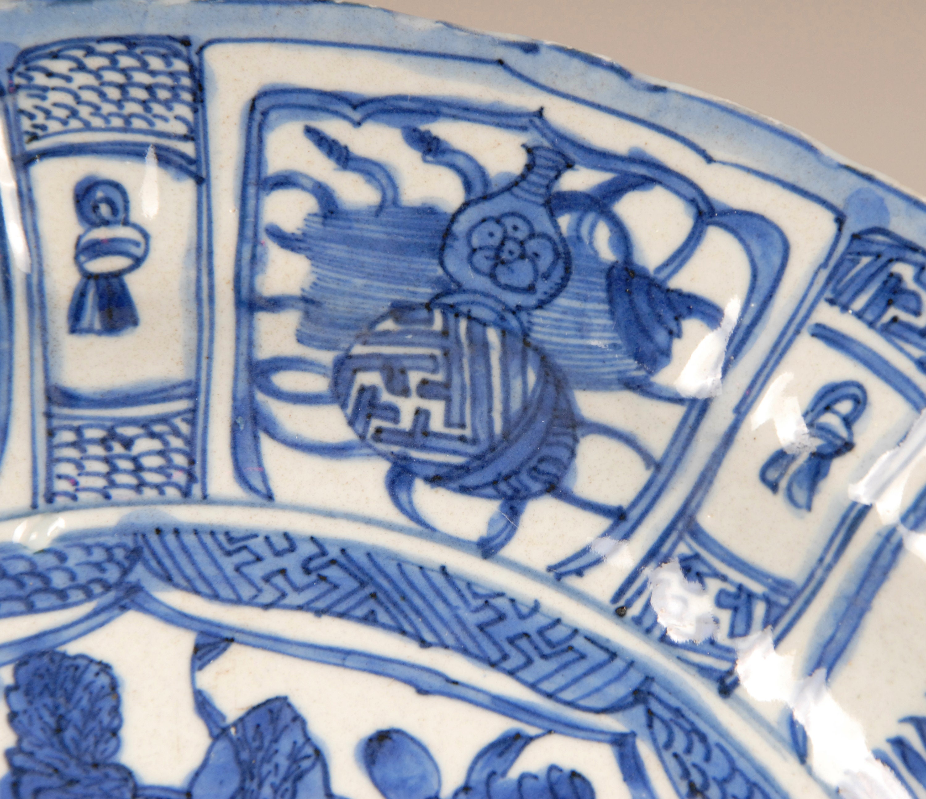 アンティーク中国明代磁器皿 17 世紀 青と白 - Etsy 日本
