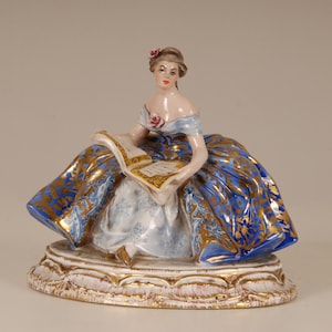 Art Deco Italian Porcelain Figurine by Guido Cacciapuoti Vintage