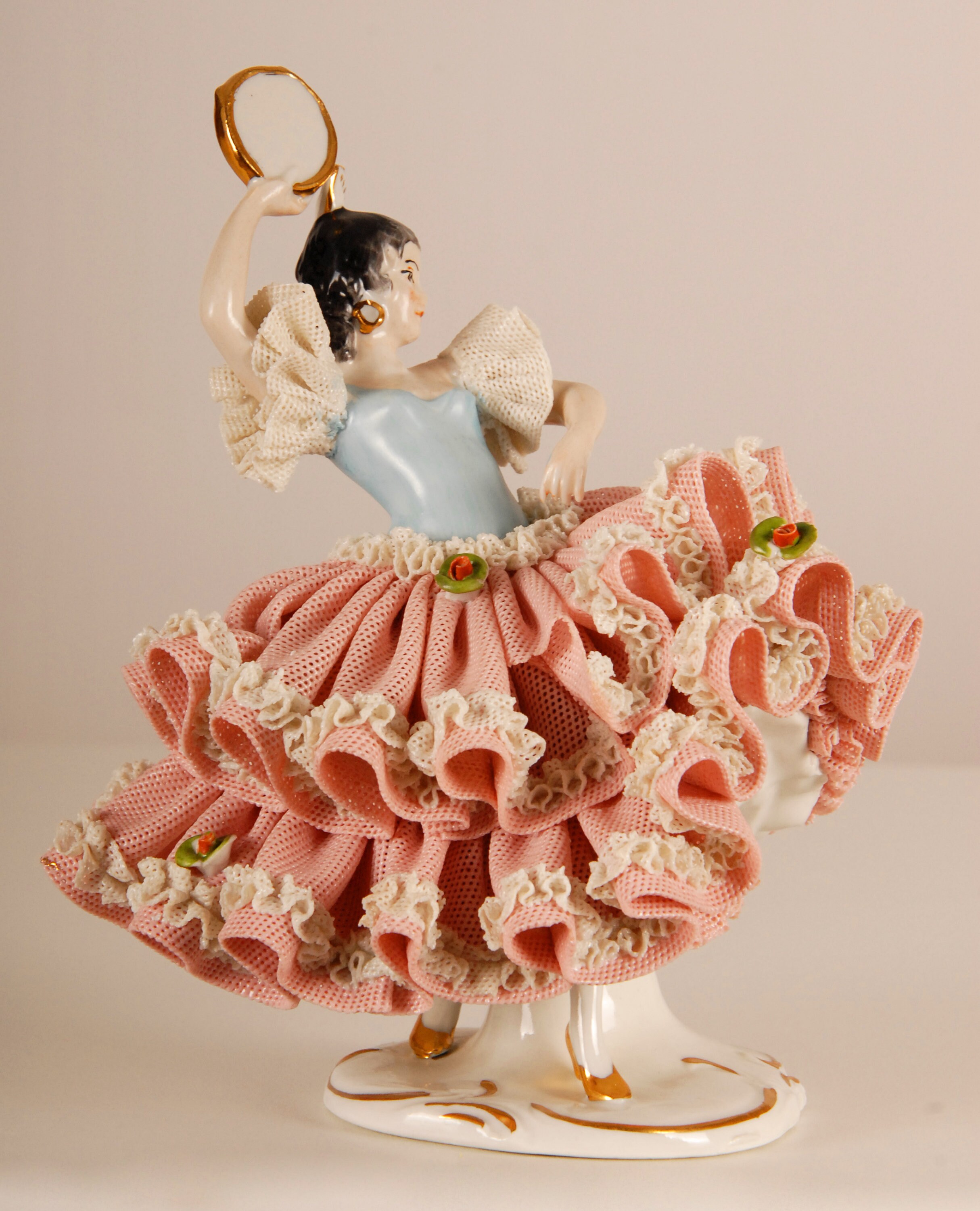 Dresden Porcelain German Lace Porcelain Lace Figurine Spanish Etsy