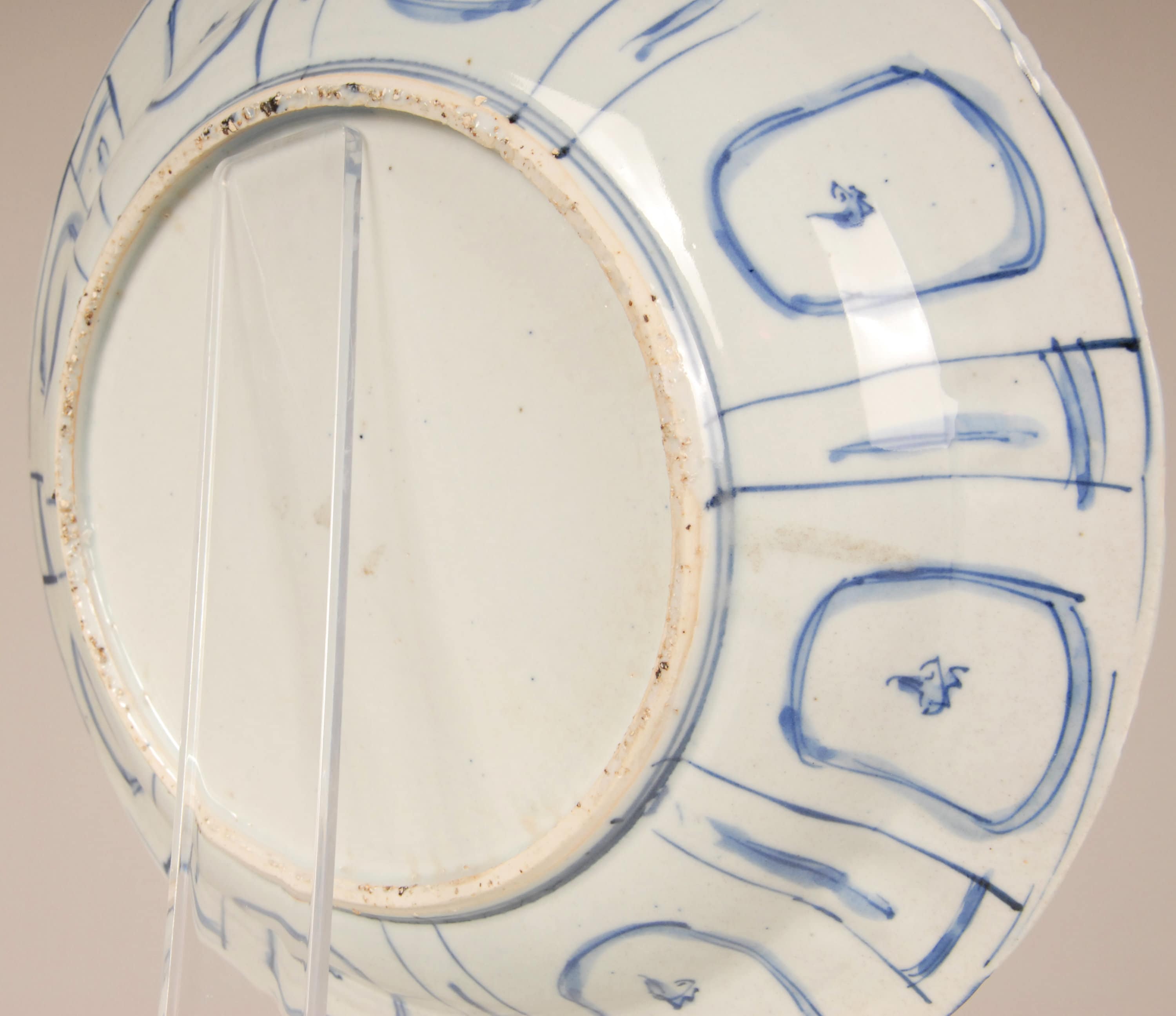 アンティーク中国明代磁器皿 17 世紀 青と白 - Etsy 日本