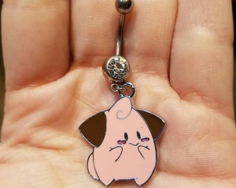 Cleffa Belly Ring