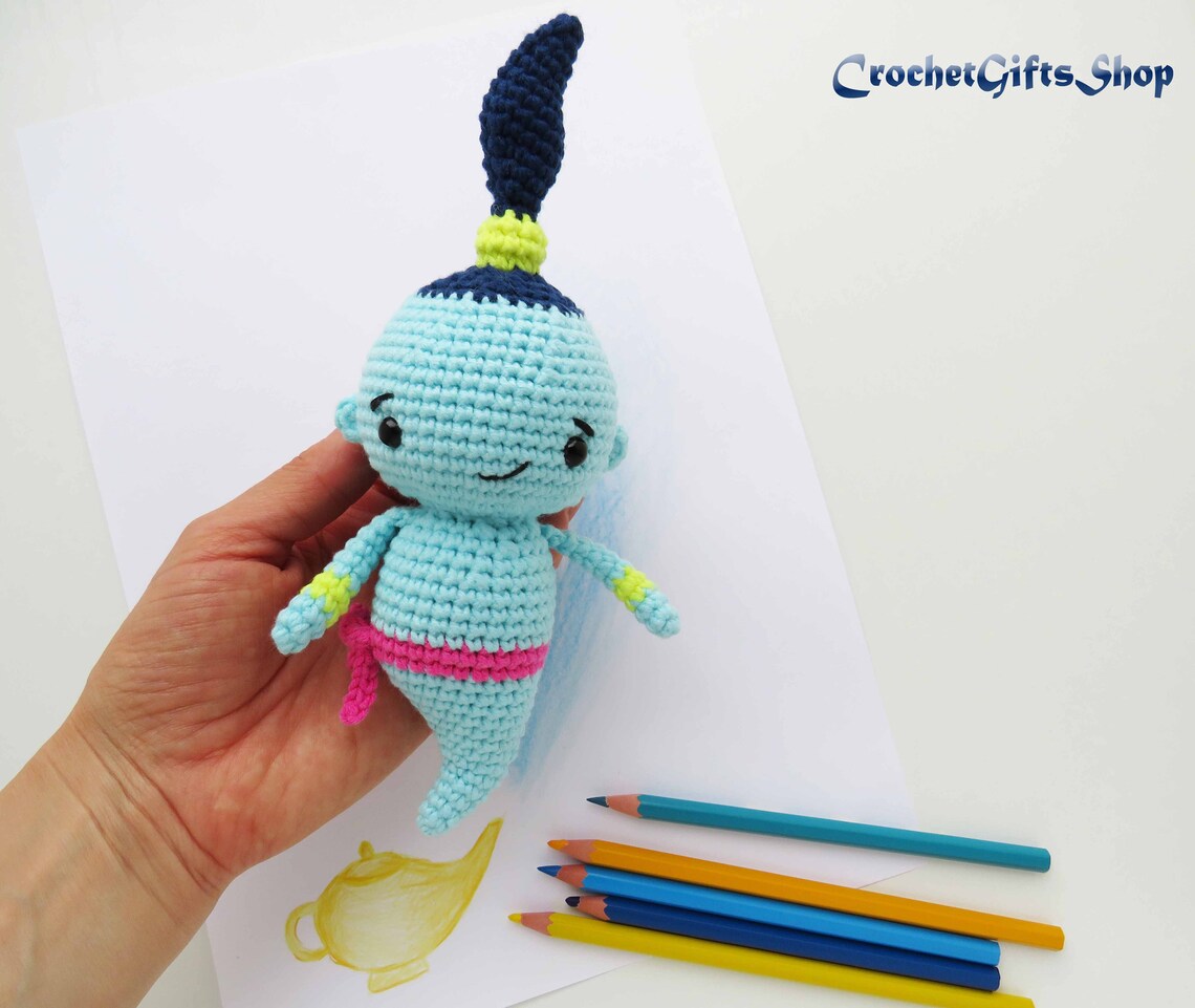 Amigurumi Little Genie Crochet Pattern With Instant Download Etsy