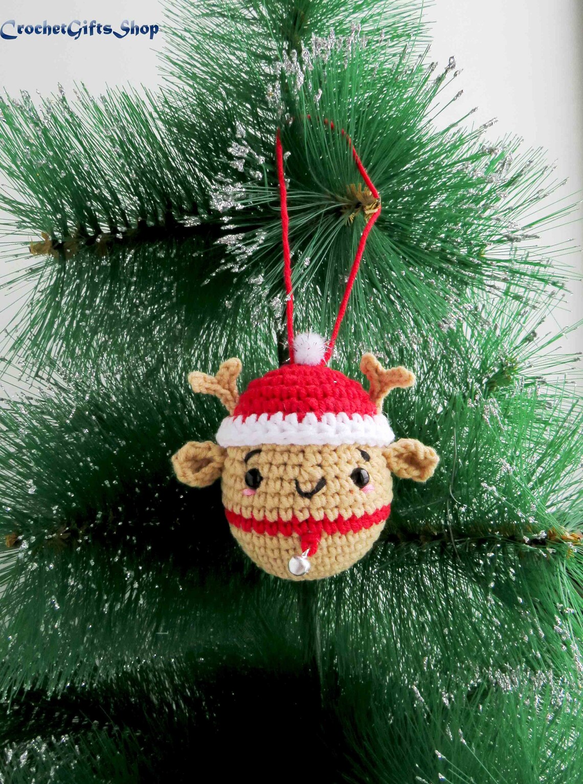 Crochet Pattern Christmas Ornament set of 4 Santa Claus and Etsy
