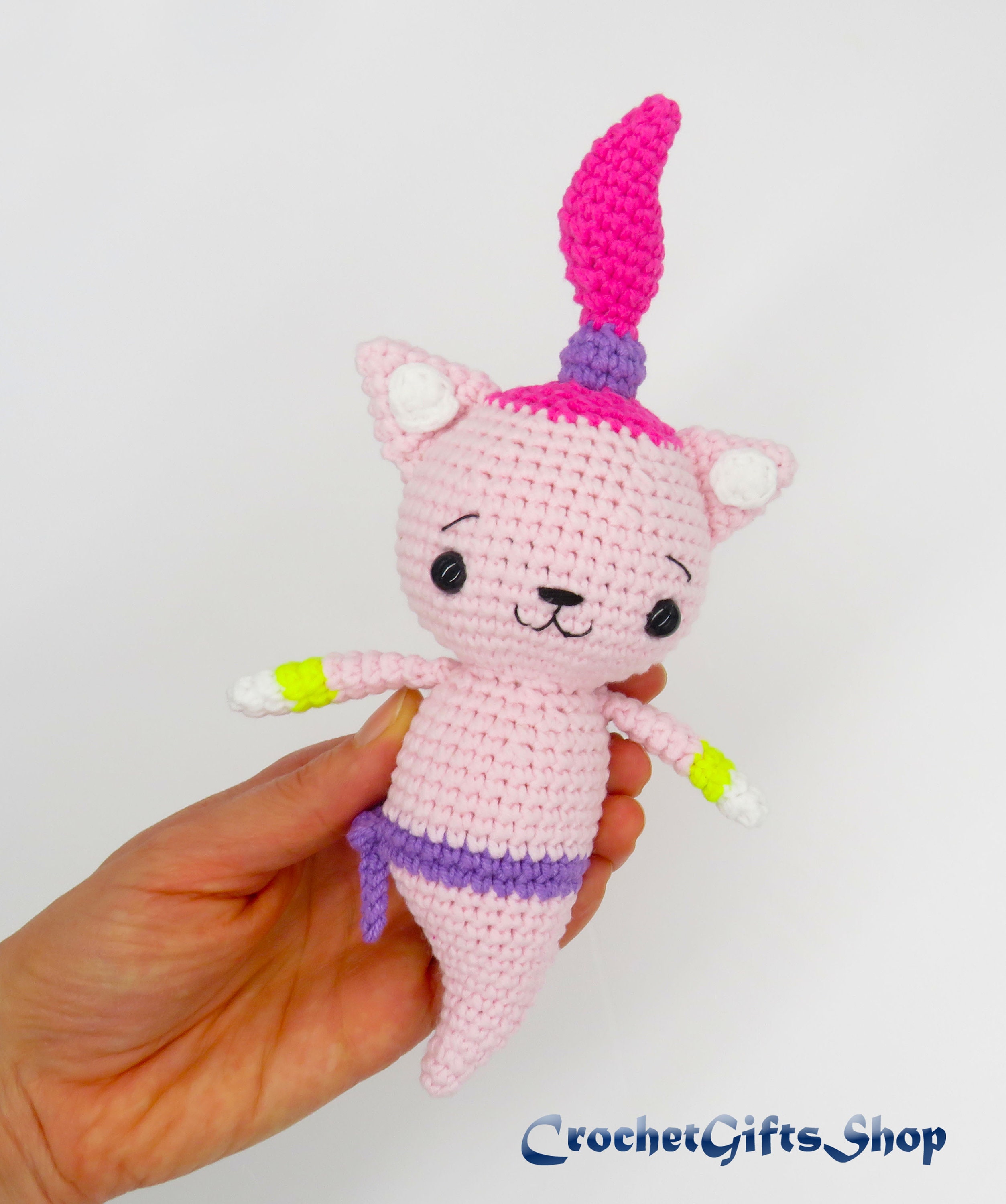 Amigurumi Little Cat Genie Crochet pattern with Instant Etsy