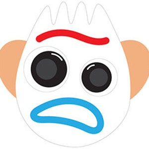 Forky PRINTABLE Mask | Version 2 (Digital Download)