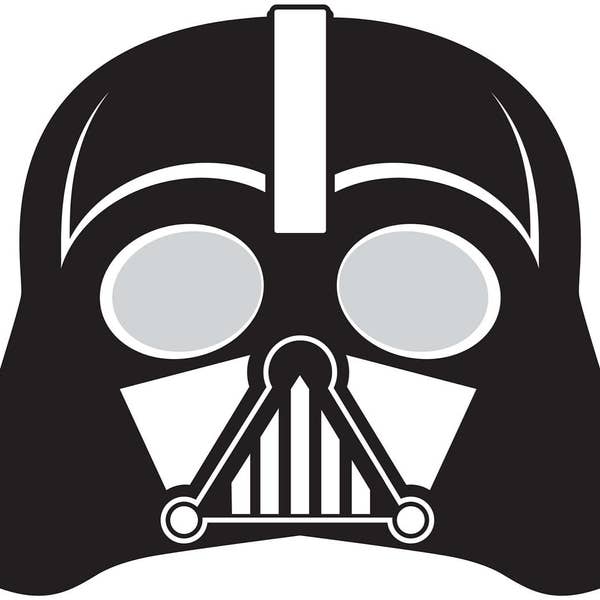 Darth Vader PRINTABLE Mask (Digital Download)