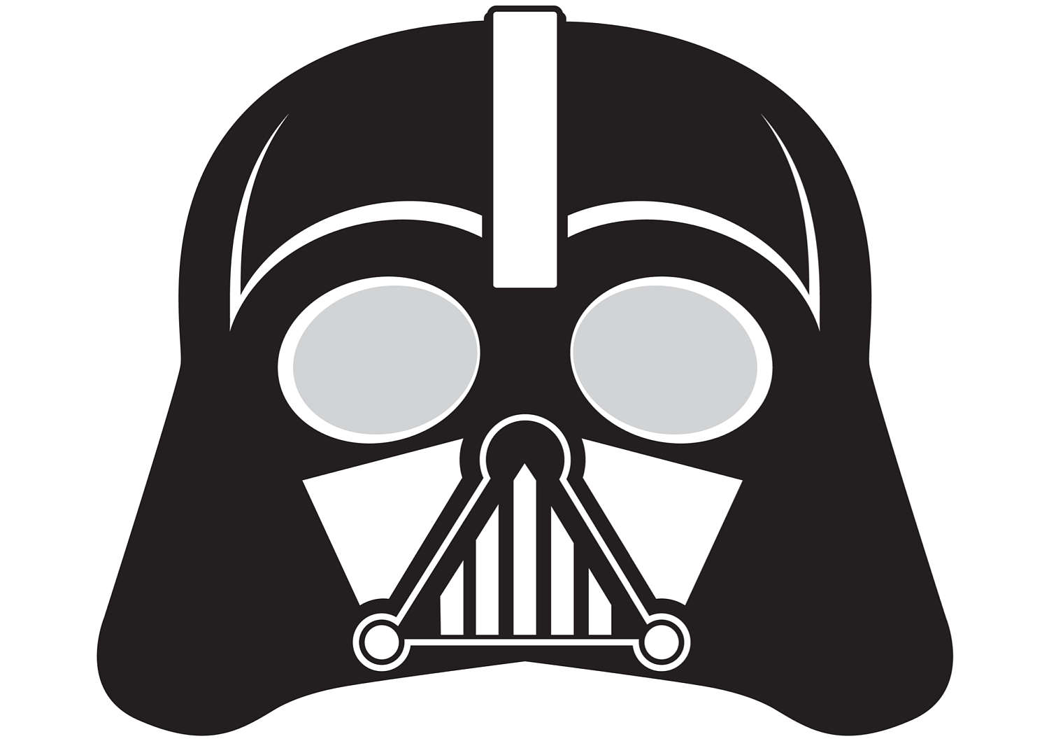 Rhythmisch Herausfahren Konsulat Darth Vader Maske Zeichnen Fertigkeit