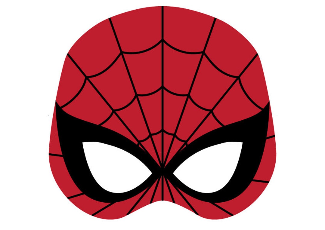Spiderman PRINTABLE Mask (digital Download) Etsy Spiderman PRINTABLE Mask (digital Download) Etsy