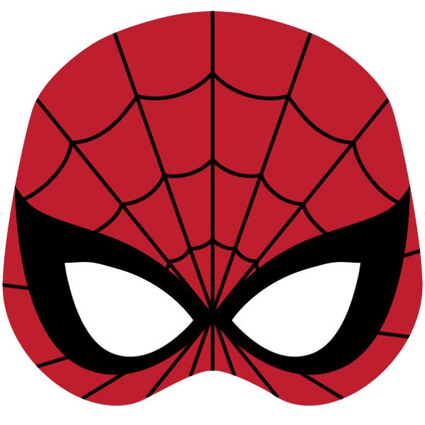 Spiderman PRINTABLE Mask (Digital Download)
