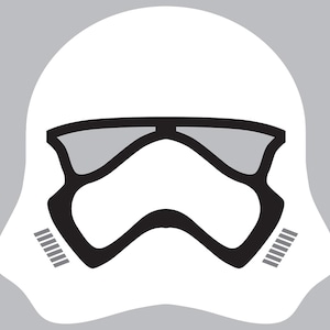 Storm Trooper DRUCKBARE Maske (Digitaler Download)
