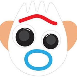 Forky PRINTABLE Mask | Version 4 (Digital Download)
