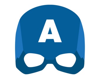 Captain America Mask Png - Etsy Singapore