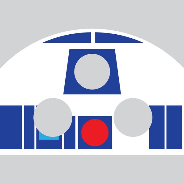 R2D2 PRINTABLE Mask (Digital Download)