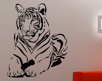 Nice Tiger Sleeping 3D Wall Decal Nursery Vinyl Decal Sticker