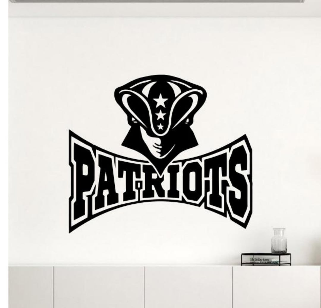 Patriots Wall Decal Vinyl Sticker Football Baseball Basketball Soccer