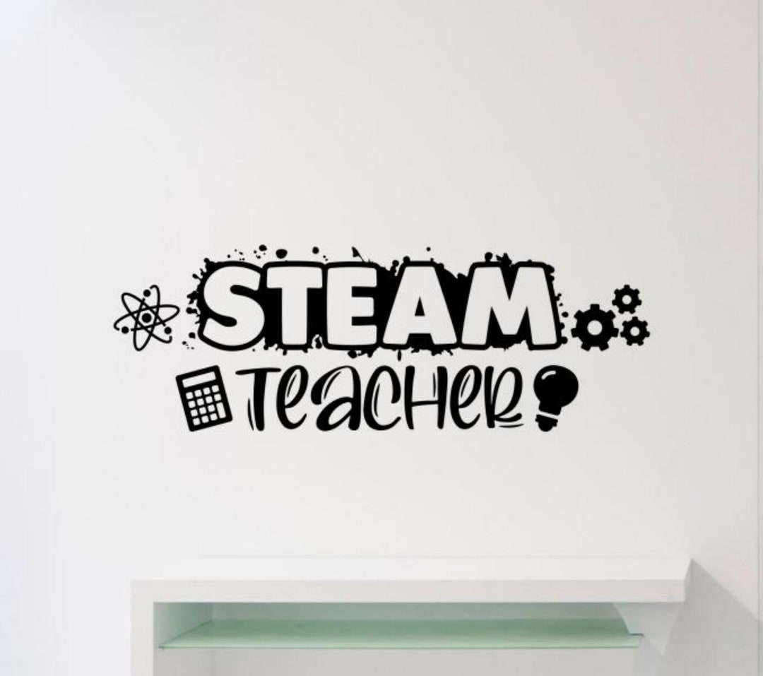 Steam Teacher Wall Decal Vinyl Sticker Science Decor Stem Lab ...