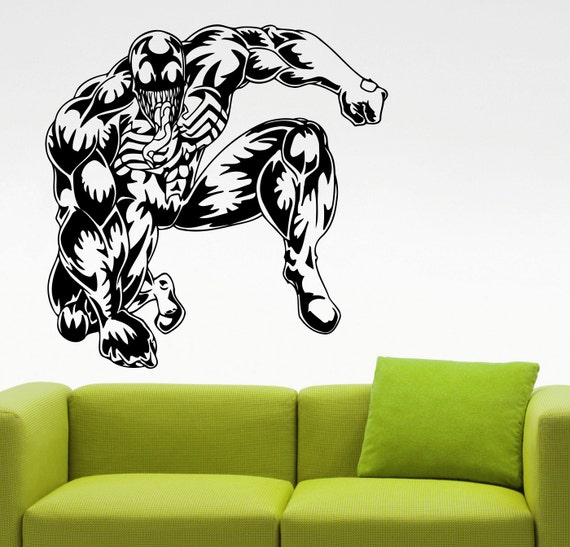 Venom Wall Decal Spiderman Stickers Marvel Comics Art - Marvel Comics Wall Decals Venom Wall Decal Spiderman Stickers Marvel Comics Art - Marvel Comics Wall Decals